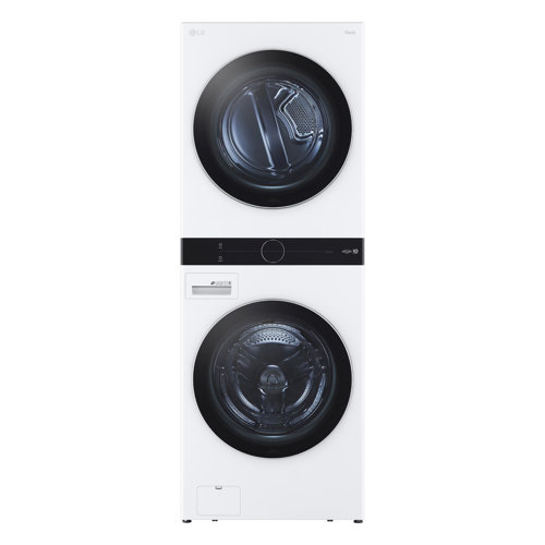 LG Washer & Dryer Set with Stackable 4.5 Cubic Feet Smart Washer and 7.